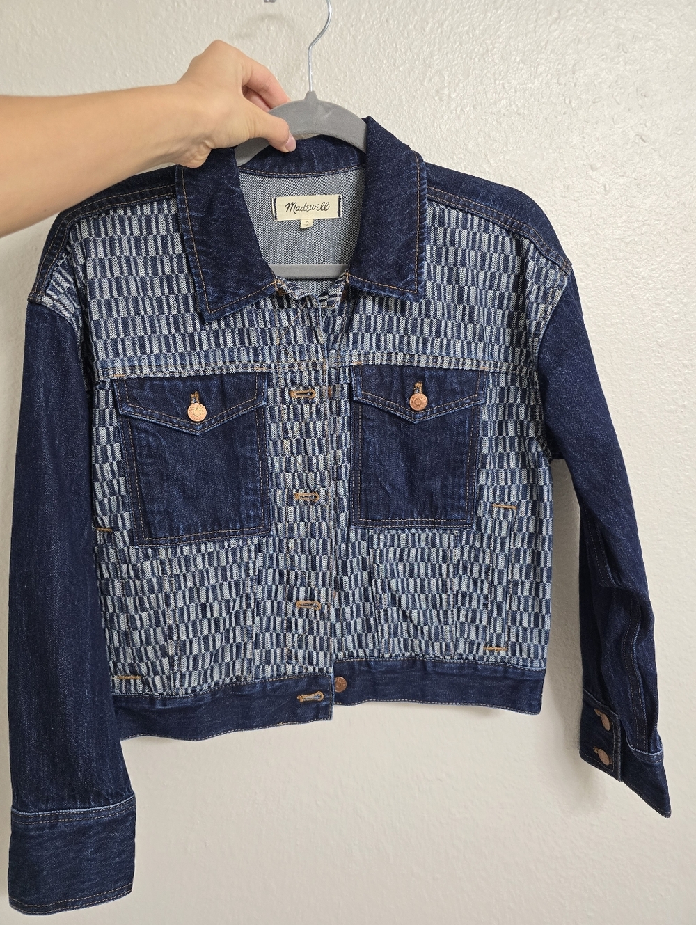 Retro Patterb Denim Jacket